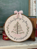 Christmas Tree Hand Embroidery