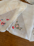 Lot #11 Vintage Embroidered Hankies