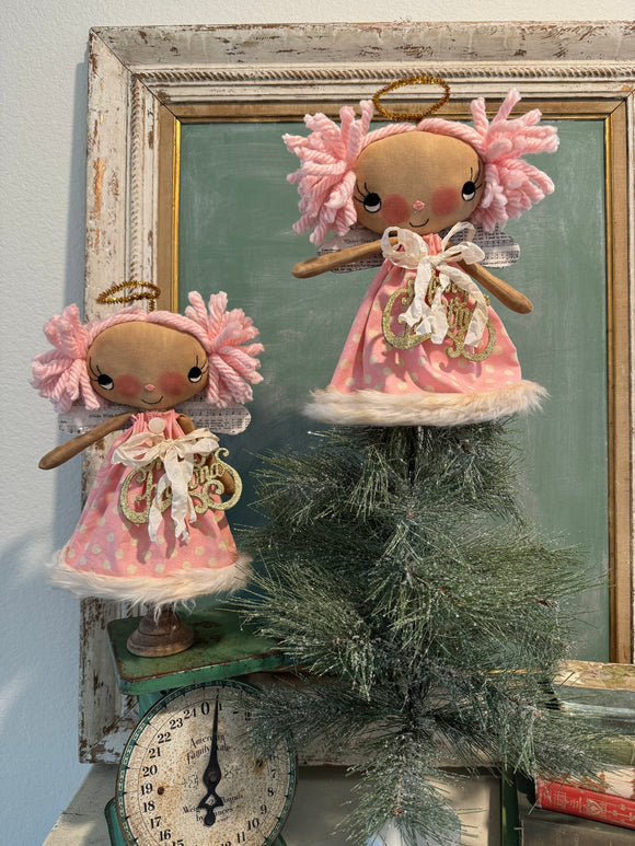 ROA12-13 Pink Dot Tiny Tree Topper