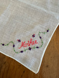 Vintage MOTHER hanky
