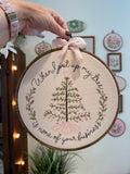 Christmas Tree Hand Embroidery