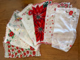 Lot #19 Vintage Christmas Hankies