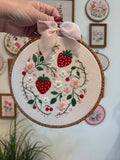 Strawberry Embroidery