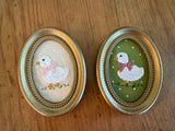 Hand Embroidered Fridge Magnets no.4