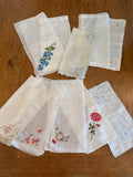Lot #11 Vintage Embroidered Hankies
