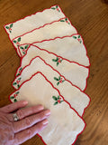 Lot #20 Vintage Cocktail Napkins (6)