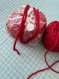 Hand Dyed Spun Wool Doll Hair