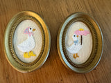 Hand Embroidered Fridge Magnets no.2