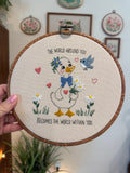 The World Around You Embroidery