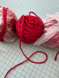 Hand Dyed Spun Wool Doll Hair
