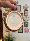 “Important to be Nice” embroidery