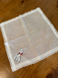 Vintage POODLE hanky