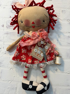 ROA3-26 Vintage Sewing Annie (pink)
